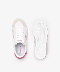 Lacoste Sneakers>Damen-Sneakers L004 Aus Textil White/Pink B53