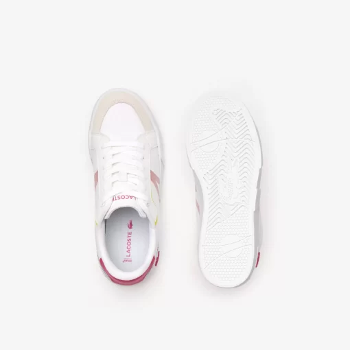 Lacoste Sneakers>Damen-Sneakers L004 Aus Textil White/Pink B53