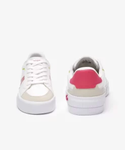 Lacoste Sneakers>Damen-Sneakers L004 Aus Textil White/Pink B53