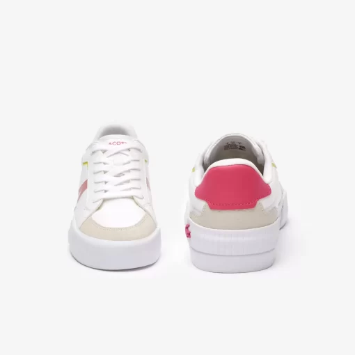 Lacoste Sneakers>Damen-Sneakers L004 Aus Textil White/Pink B53