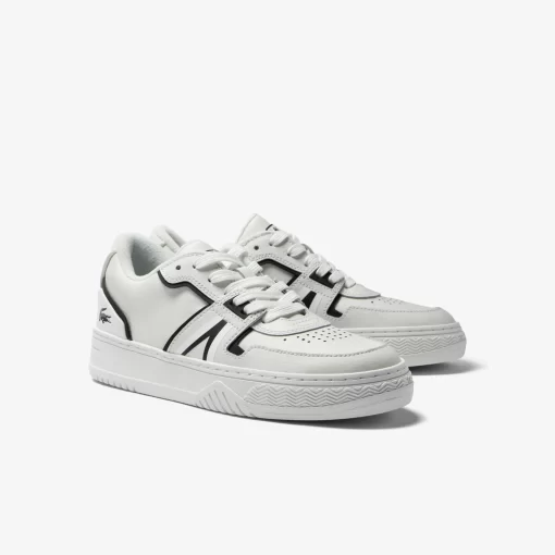 Lacoste Sneakers>Damen-Sneakers L001 Aus Leder White/Black 147