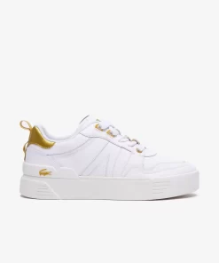 Lacoste Sneakers>Damen-Sneakers L002 Aus Leder Wht/Gld 216