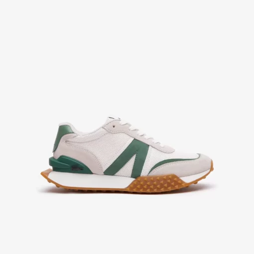 Lacoste Sneakers>Damen-Sneakers L-Spin Deluxe Aus Leder Mit Fersen-Pop White/Green 082