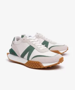 Lacoste Sneakers>Damen-Sneakers L-Spin Deluxe Aus Leder Mit Fersen-Pop White/Green 082