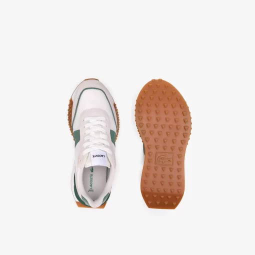 Lacoste Sneakers>Damen-Sneakers L-Spin Deluxe Aus Leder Mit Fersen-Pop White/Green 082