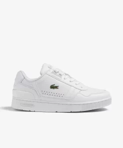 Lacoste Sneakers>Damen-Sneakers T-Clip Aus Leder White/White 21G