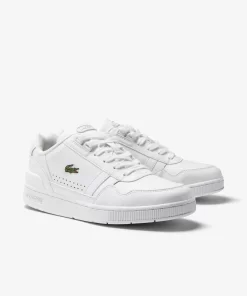 Lacoste Sneakers>Damen-Sneakers T-Clip Aus Leder White/White 21G