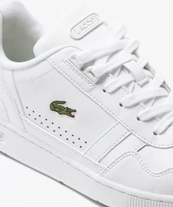 Lacoste Sneakers>Damen-Sneakers T-Clip Aus Leder White/White 21G