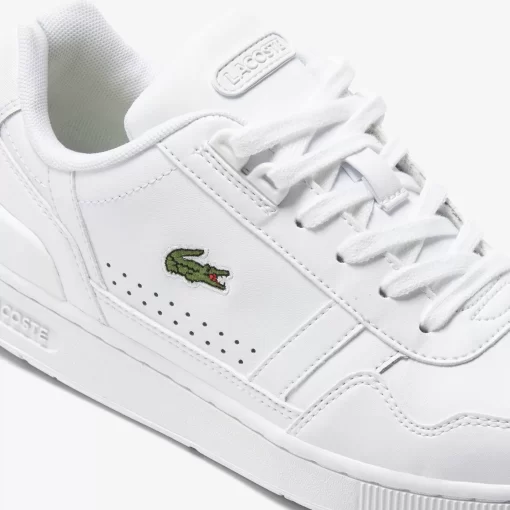 Lacoste Sneakers>Damen-Sneakers T-Clip Aus Leder White/White 21G