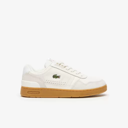 Lacoste Sneakers>Damen-Sneakers X Netflix T-Clip Aus Leder Off Wht/Brw Ow8