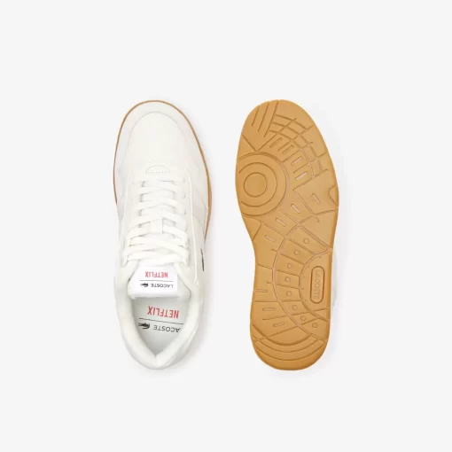 Lacoste Sneakers>Damen-Sneakers X Netflix T-Clip Aus Leder Off Wht/Brw Ow8