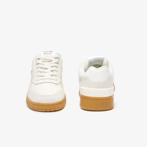 Lacoste Sneakers>Damen-Sneakers X Netflix T-Clip Aus Leder Off Wht/Brw Ow8