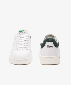 Lacoste Sneakers>Damen-Sneakers Lineset Aus Leder White/Dark Green 1R5