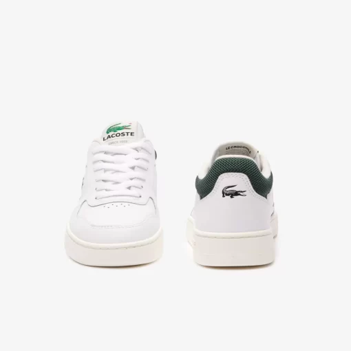 Lacoste Sneakers>Damen-Sneakers Lineset Aus Leder White/Dark Green 1R5