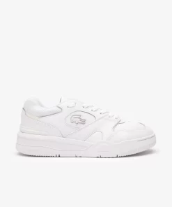 Lacoste Sneakers>Damen-Sneakers Lineshot Aus Leder Mit Signatur An Der Ferse White/White 21G