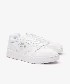 Lacoste Sneakers>Damen-Sneakers Lineshot Aus Leder Mit Signatur An Der Ferse White/White 21G