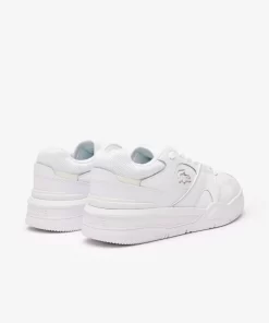 Lacoste Sneakers>Damen-Sneakers Lineshot Aus Leder Mit Signatur An Der Ferse White/White 21G