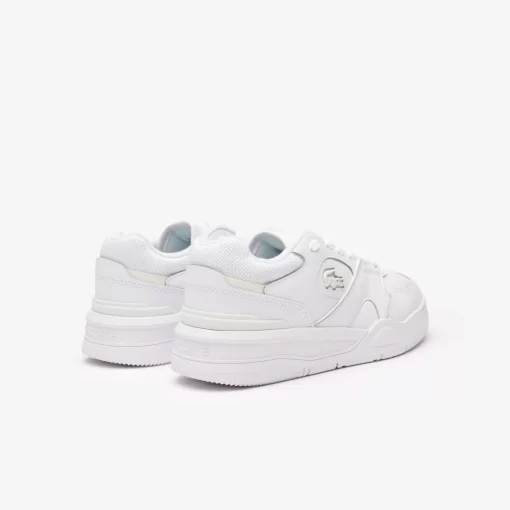 Lacoste Sneakers>Damen-Sneakers Lineshot Aus Leder Mit Signatur An Der Ferse White/White 21G