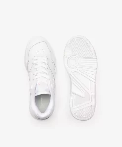 Lacoste Sneakers>Damen-Sneakers Lineshot Aus Leder Mit Signatur An Der Ferse White/White 21G