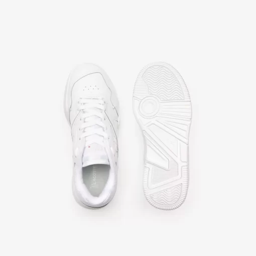 Lacoste Sneakers>Damen-Sneakers Lineshot Aus Leder Mit Signatur An Der Ferse White/White 21G