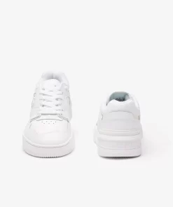 Lacoste Sneakers>Damen-Sneakers Lineshot Aus Leder Mit Signatur An Der Ferse White/White 21G