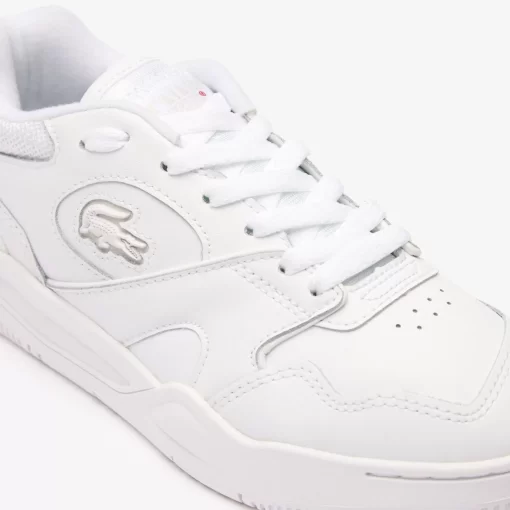 Lacoste Sneakers>Damen-Sneakers Lineshot Aus Leder Mit Signatur An Der Ferse White/White 21G