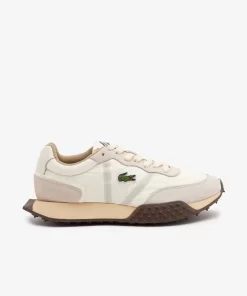 Lacoste Sneakers>Damen-Sneakers L-Spin Deluxe 3.0 Aus Materialmischung Off Wht/Dk Gum Ail