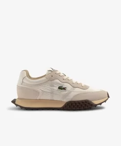 Lacoste Sneakers>Damen-Sneakers L-Spin Deluxe 3.0 Aus Materialmischung Off Wht/Dk Gum Ail