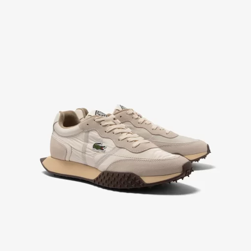 Lacoste Sneakers>Damen-Sneakers L-Spin Deluxe 3.0 Aus Materialmischung Off Wht/Dk Gum Ail