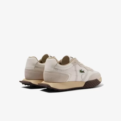 Lacoste Sneakers>Damen-Sneakers L-Spin Deluxe 3.0 Aus Materialmischung Off Wht/Dk Gum Ail