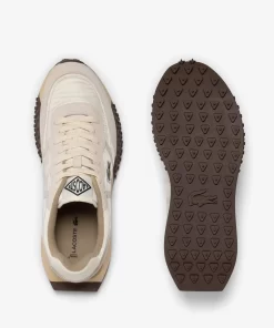 Lacoste Sneakers>Damen-Sneakers L-Spin Deluxe 3.0 Aus Materialmischung Off Wht/Dk Gum Ail