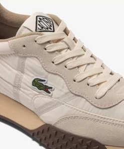 Lacoste Sneakers>Damen-Sneakers L-Spin Deluxe 3.0 Aus Materialmischung Off Wht/Dk Gum Ail