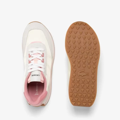 Lacoste Sneakers>Damen-Sneakers L-Spin Mit Gestreifter Sohle Off Wht/Pnk 06C