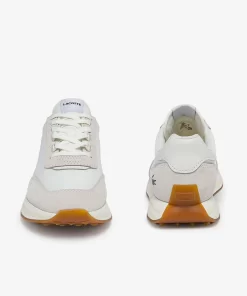 Lacoste Sneakers>Damen-Sneakers L-Spin Mit Textil-Gold-Details White/White 21G