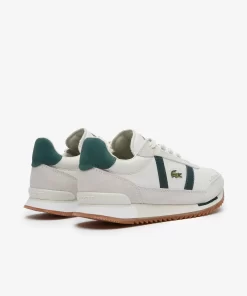 Lacoste Sneakers>Damen-Sneakers Partner Retro Aus Leder Off Wht/Dk Grn 1Y5