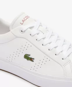 Lacoste Sneakers>Damen-Sneakers Powercourt 2.0 Aus Kontrast-Leder White/Pink B53