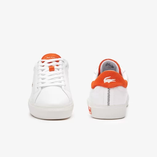 Lacoste Sneakers>Damen-Sneakers Powercourt 2.0 Orange Aus Leder White/Orange 1U2