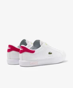 Lacoste Sneakers>Damen-Sneakers Powercourt Aus Leder White/Pink B53