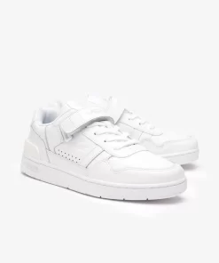 Lacoste Sneakers>Damen-Sneakers T-Clip Velcro Aus Leder White/White 21G