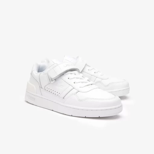 Lacoste Sneakers>Damen-Sneakers T-Clip Velcro Aus Leder White/White 21G