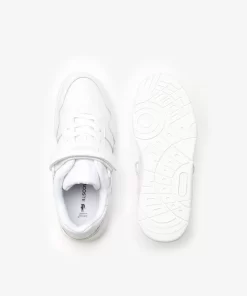 Lacoste Sneakers>Damen-Sneakers T-Clip Velcro Aus Leder White/White 21G