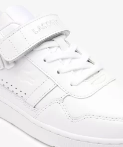 Lacoste Sneakers>Damen-Sneakers T-Clip Velcro Aus Leder White/White 21G