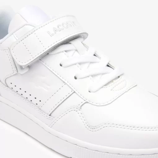 Lacoste Sneakers>Damen-Sneakers T-Clip Velcro Aus Leder White/White 21G