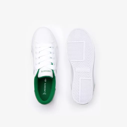 Lacoste Sneakers>Damen-Sneakers Ziane Platform Aus Leder White/Green 082