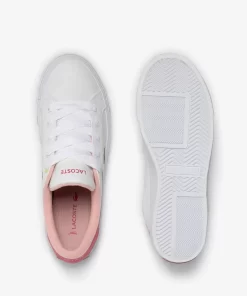 Lacoste Sneakers>Damen-Sneakers Ziane Platform Aus Leder White/Pink B53