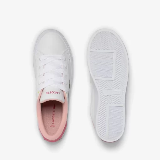 Lacoste Sneakers>Damen-Sneakers Ziane Platform Aus Leder White/Pink B53