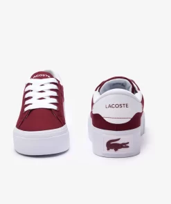 Lacoste Sneakers>Damen-Sneakers Ziane Platform Aus Textil Burg/Wht 2H2