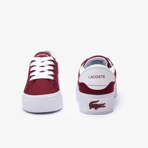 Lacoste Sneakers>Damen-Sneakers Ziane Platform Aus Textil Burg/Wht 2H2