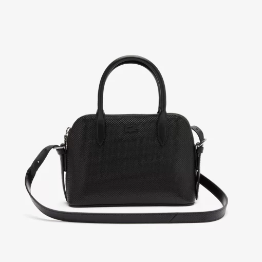 Lacoste Taschen>Damen-Tasche Chantaco Mit Pique-Leder Handgriff Black 000