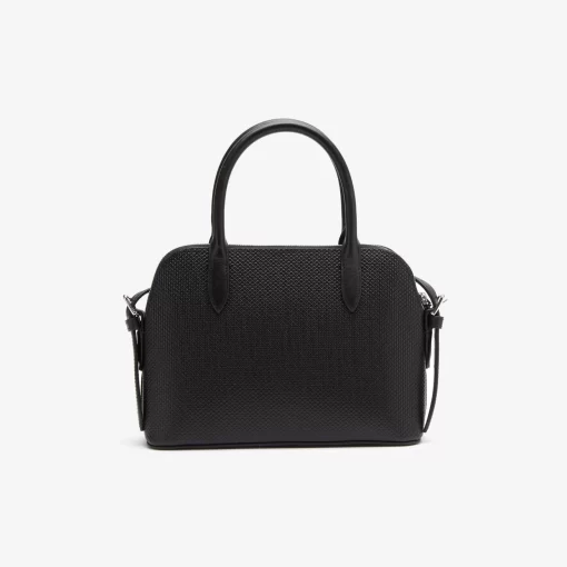 Lacoste Taschen>Damen-Tasche Chantaco Mit Pique-Leder Handgriff Black 000